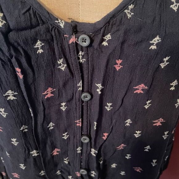 BILLABONG | dark blue button down tunic M - Picture 8 of 8